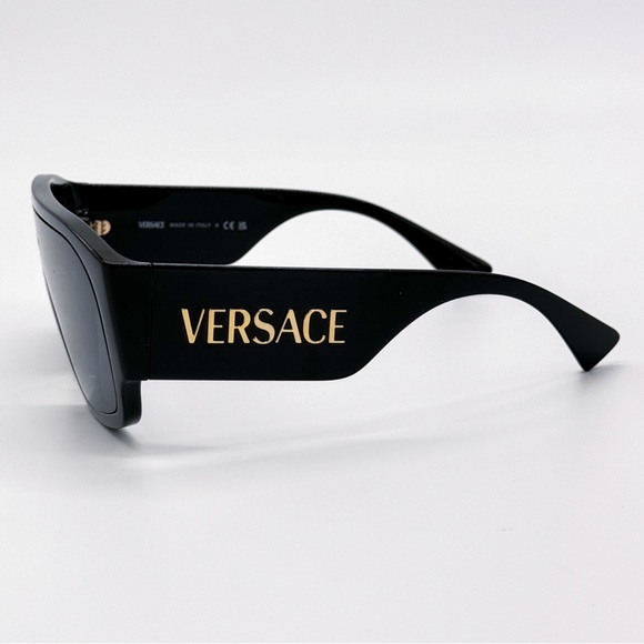 NEW VERSACE VE4439 GB1/87 OVERSIZED MOD 4439 BLACK VE4439 GB187 WOMEN SUNGLASSES main image 7